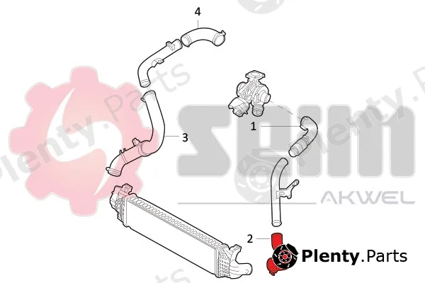Seim 981791 — Charge Air Hose