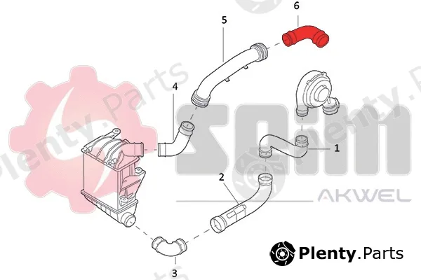 Seim 982143 — Charge Air Hose