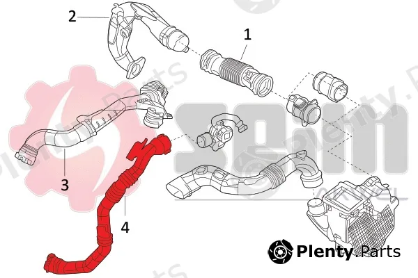 Seim 982082 — Charge Air Hose