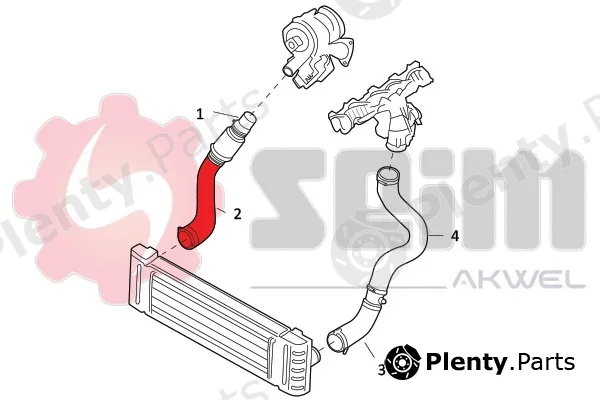 Seim 981812 — Charge Air Hose