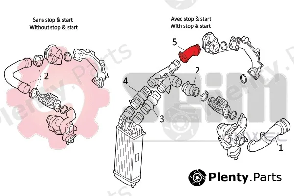 Seim 981897 — Charge Air Hose