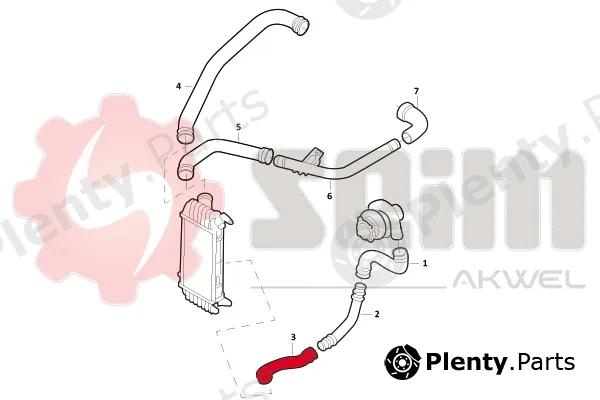 Seim 981678 — Charge Air Hose