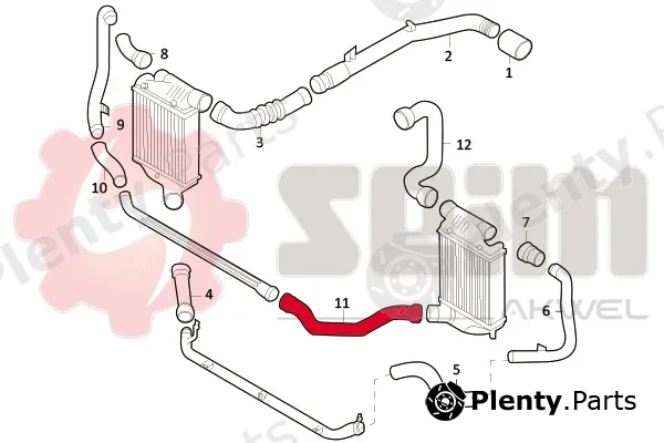 Seim 981695 — Charge Air Hose