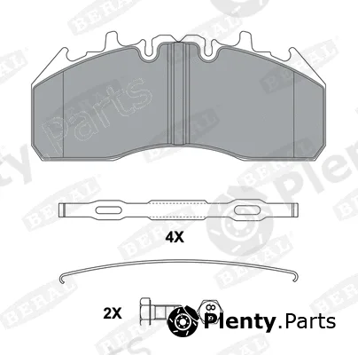 Beral BCV29174TK — Brake Pad Set, disc brake