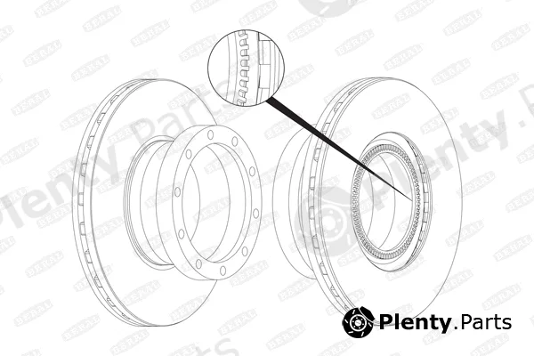 Beral BCR258A — Brake Disc