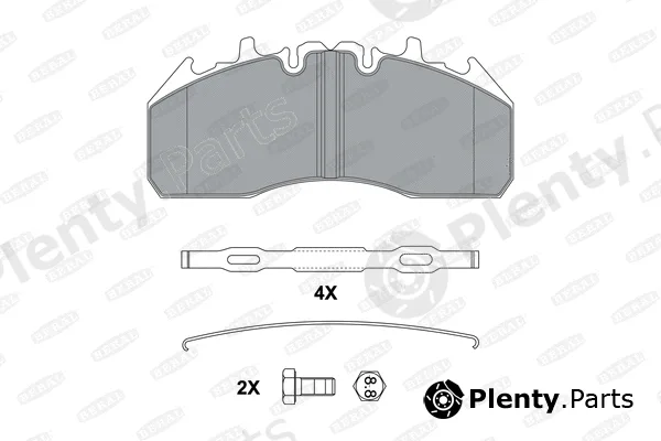 Beral BCV29174BK — Brake Pad Set, disc brake