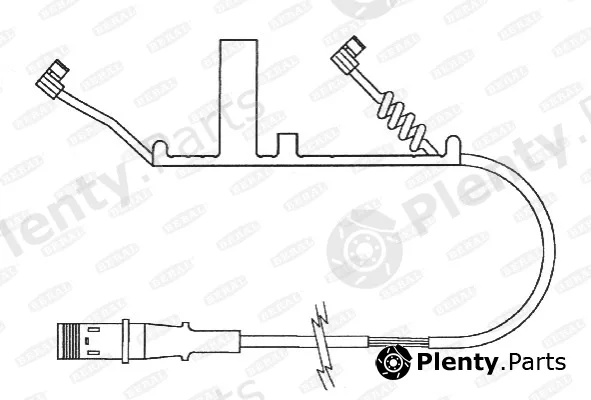 Beral UAI162 — Warning Contact, brake pad wear