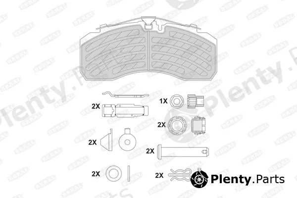 Beral 2925230004105394 — Brake Pad Set, disc brake