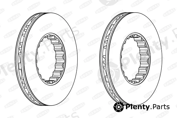 Beral BCR328A — Brake Disc
