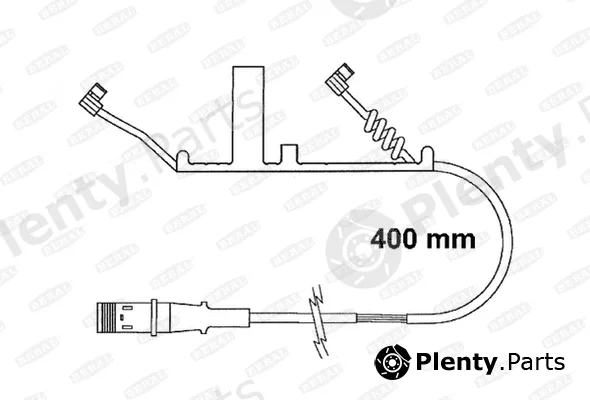 Beral FAI162 — Warning Contact, brake pad wear