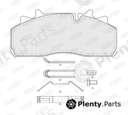 Beral BCV29159TK — Brake Pad Set, disc brake