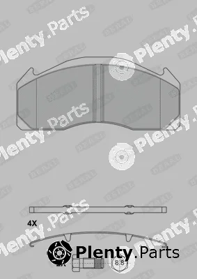 Beral 2912529004195624 — Brake Pad Set, disc brake