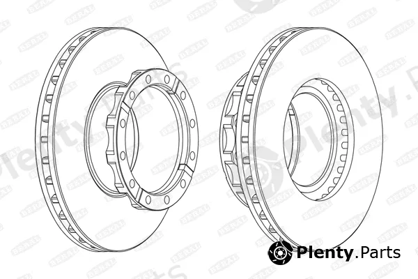 Beral BCR254A — Brake Disc