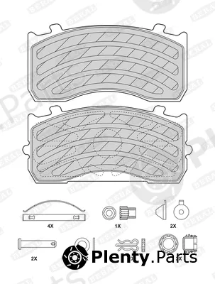 Beral 2918327004145503 — Brake Pad Set, disc brake