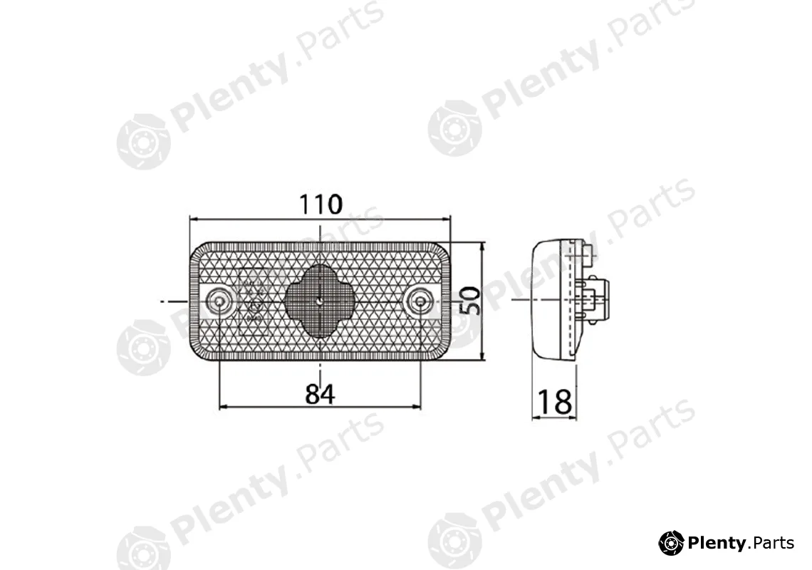 Vignal 198650 — Side Marker Light SMD98 LED