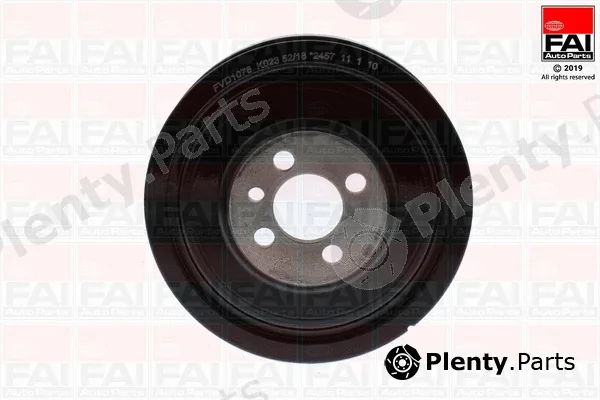 FAI AutoParts FVD1078 — Belt Pulley, crankshaft