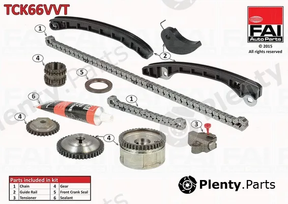 FAI AutoParts TCK66VVT — Timing Chain Kit