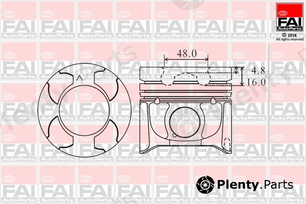 FAI AutoParts PK19-050 — Piston