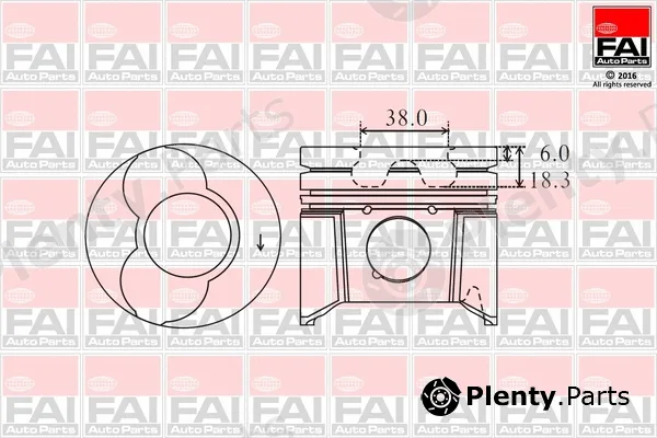 FAI AutoParts PK5-000 — Piston
