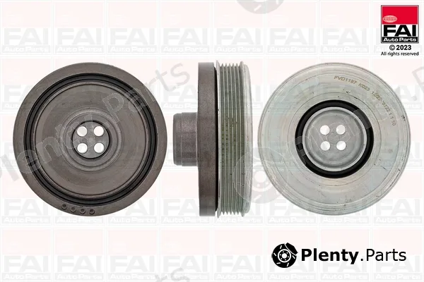 FAI AutoParts FVD1187 — Belt Pulley, crankshaft