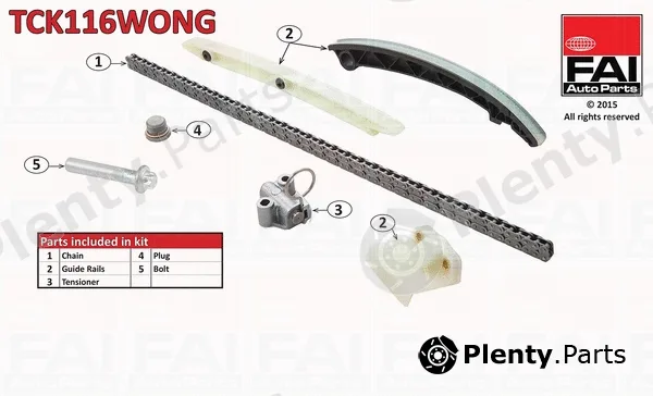 FAI AutoParts TCK116WONG — Timing Chain Kit