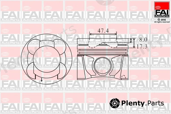 FAI AutoParts PK22-000 — Piston