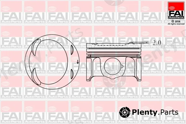 FAI AutoParts PK14-000 — Piston