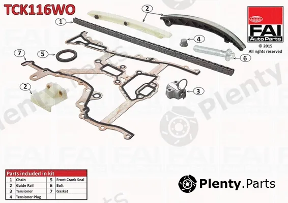 FAI AutoParts TCK116WO — Timing Chain Kit