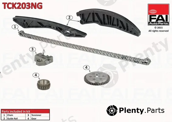 FAI AutoParts TCK203NG — Timing Chain Kit