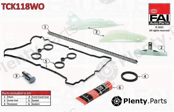 FAI AutoParts TCK118WO — Timing Chain Kit