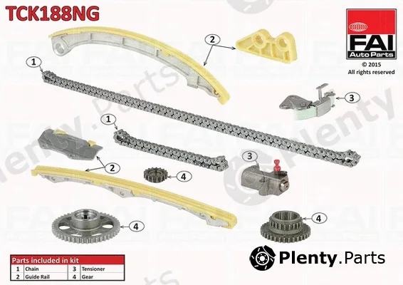 FAI AutoParts TCK188NG — Timing Chain Kit