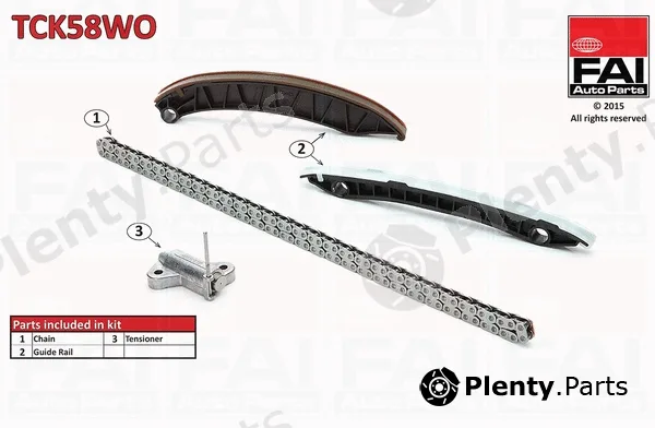 FAI AutoParts TCK58WO — Timing Chain Kit