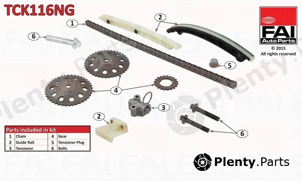 FAI AutoParts TCK116NG — Timing Chain Kit