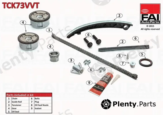 FAI AutoParts TCK73VVT — Timing Chain Kit