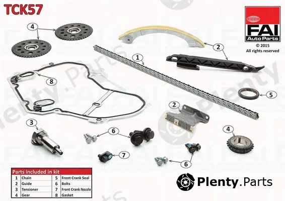 FAI AutoParts TCK57 — Timing Chain Kit