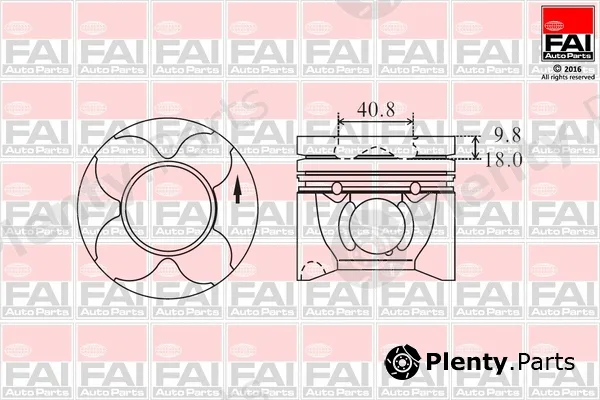 FAI AutoParts PK7-000 — Piston