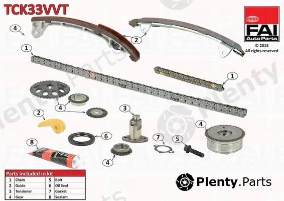 FAI AutoParts TCK33VVT — Timing Chain Kit
