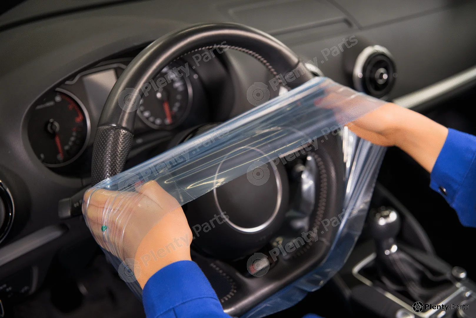 HornBauer 300127 — Protective Foil Steering wheel shield