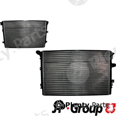 JP Group 1114208500 — Radiator, engine cooling JP GROUP