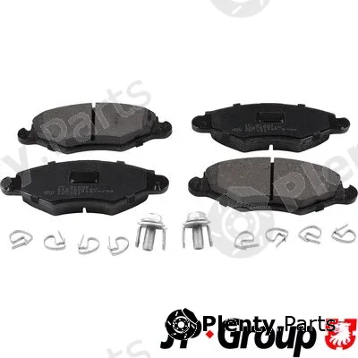 JP Group 4163600710 — Brake Pad Set, disc brake JP GROUP