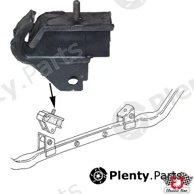 JP Group 1117901000 — Mounting, engine CLASSIC