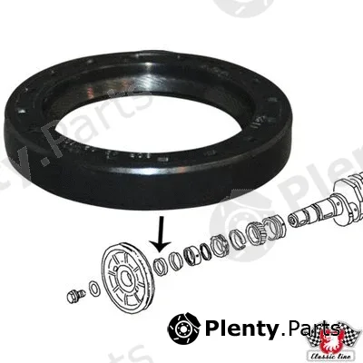 JP Group 8119500500 — Shaft Seal, crankshaft CLASSIC