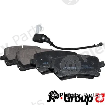 JP Group 1163706210 — Brake Pad Set, disc brake JP GROUP