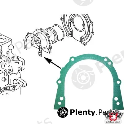 JP Group 1119100100 — Gasket, housing cover (crankcase) JP GROUP