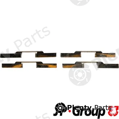 JP Group 1163650610 — Accessory Kit, disc brake pad JP GROUP