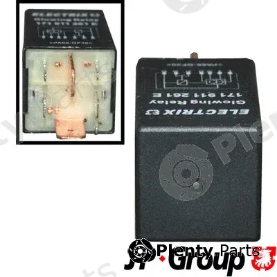 JP Group 1199206600 — Relay, glow plug system JP GROUP