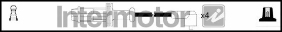 Intermotor 73425 — Ignition Cable Kit