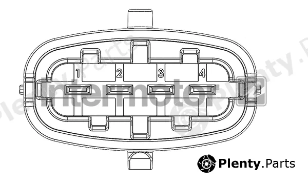 Intermotor 19659-M — Mass Air Flow Sensor