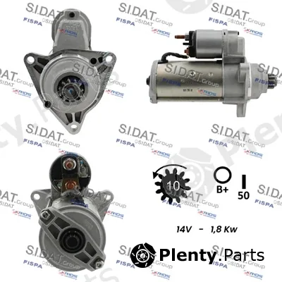 Sidat S12VA0058 — Starter