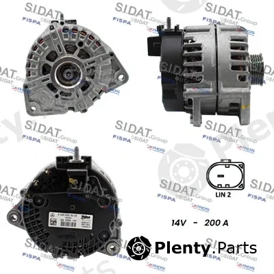 Sidat A12VA1237 — Alternator